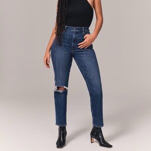 Abercrombie ankle straight jeans